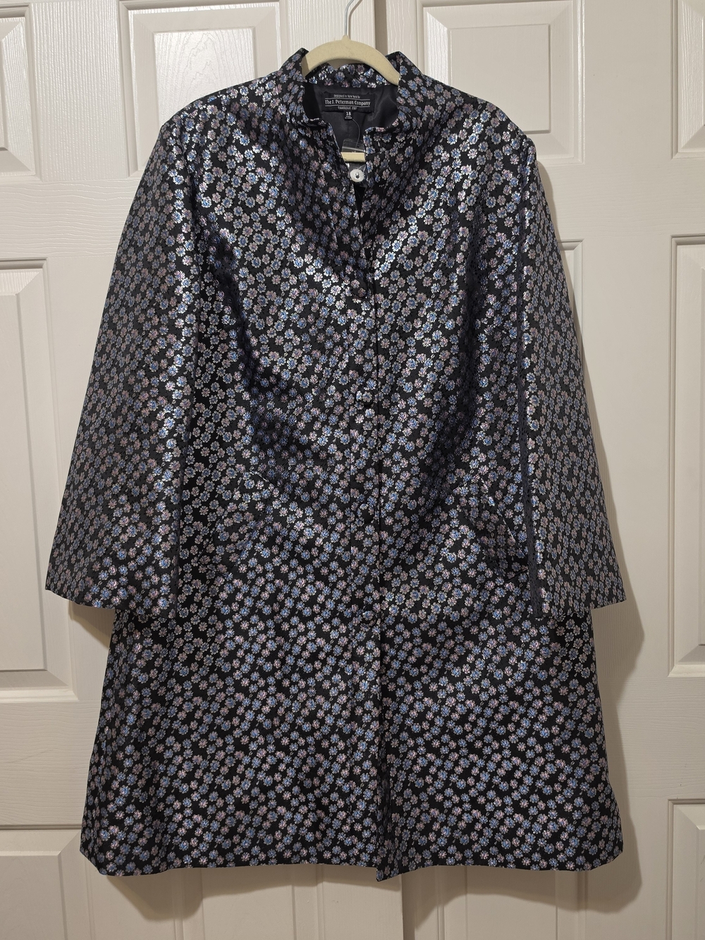 NWT The J. Peterman Company Gorgiana's Evening Coat Sz 18 Formal Cocktail